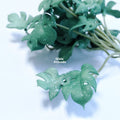 Handmade EVA Simulation Plant Leaves Spotted Faux Foliage Reptile Tank Habitat Decor 17cm