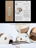 Oisle Eco-Friendly Ceramic Shelter, Breathable Shelter for Geckos & Snakes